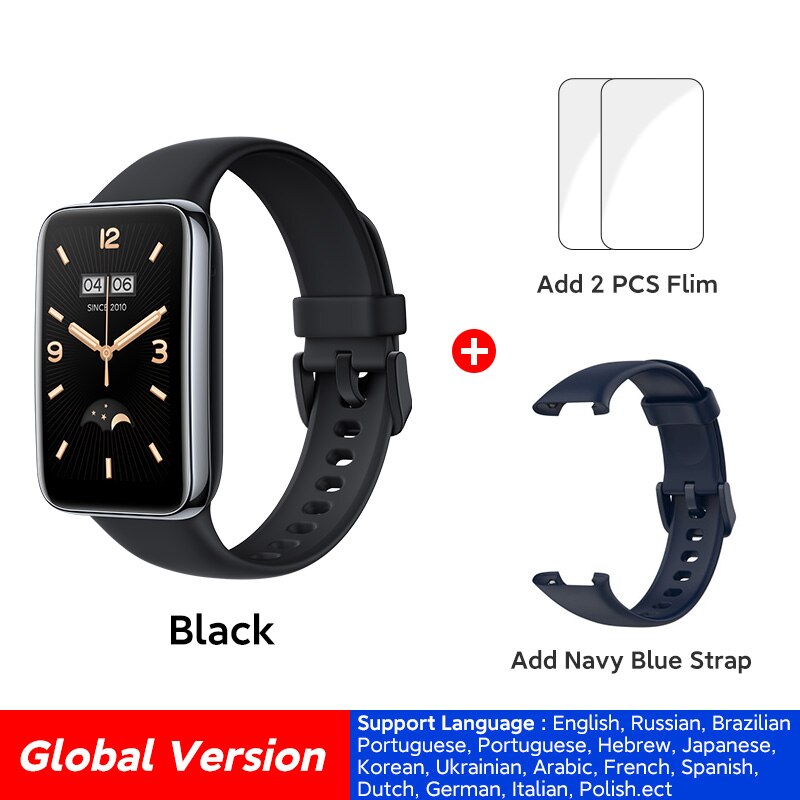 Black N NavBlu Strap